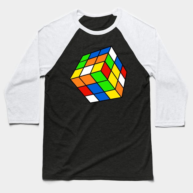 Cubing Baseball T-Shirt by skrbly